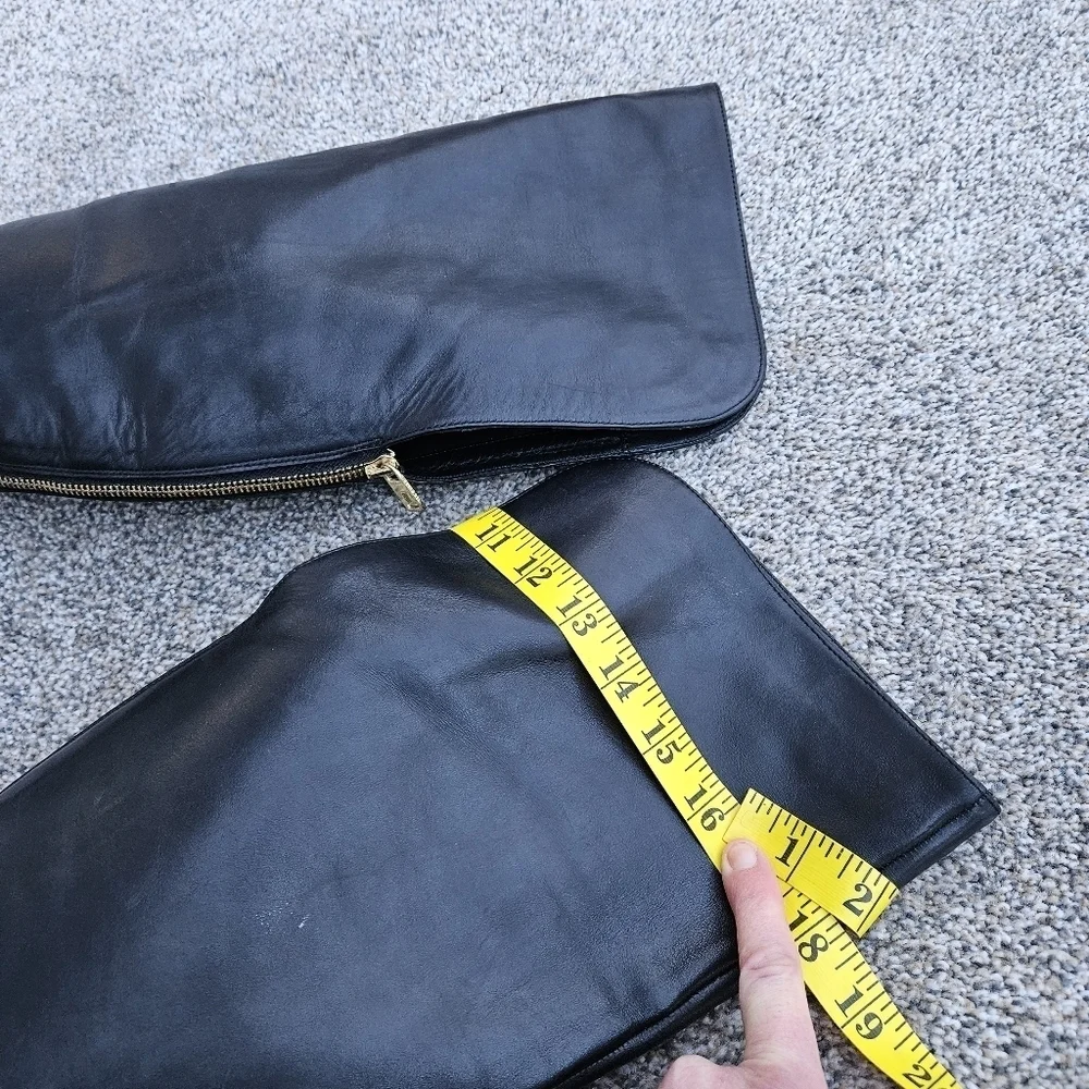Ted Baker Francki Black Over the Knee Boots Tall Black Leather Womens Size 10